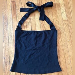 Edikted Marisol Halter Top in Black